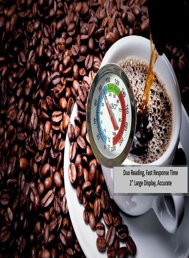 LABO Technology LABO Instant Read 2-Inch Dial Thermometer,Best for The Coffee Drinks,Chocolate Milk Foam - Image 4
